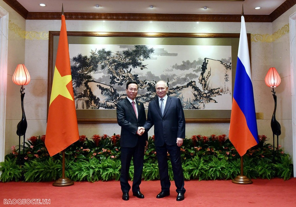 Chủ tịch nước Võ Văn Thưởng gặp Tổng thống Nga Putin - 1 Chủ tịch nước Võ Văn Thưởng gặp Tổng thống Nga Putin - 1