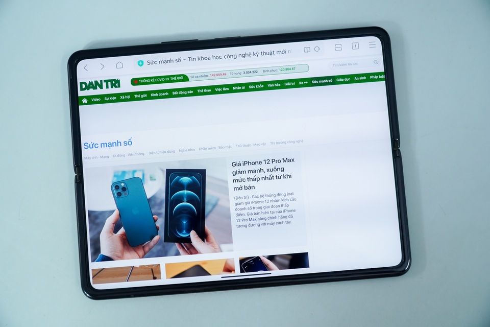 Trên tay Xiaomi Mi Mix Fold: giống Galaxy Z Fold2, giá 40 triệu đồng - 3 Trên tay Xiaomi Mi Mix Fold: giống Galaxy Z Fold2, giá 40 triệu đồng - 3