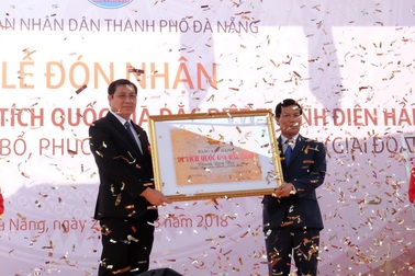 Đà Nẵng đón Bằng công nhận di tích quốc gia đặc biệt Thành Điện Hải