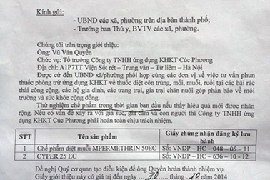 Giả làm nhân viên phun thuốc diệt muỗi, kiếm 9 triệu đồng/giờ