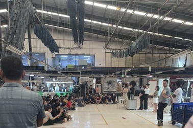 300 công nhân ngừng việc tập thể vì bị trừ 25% lương