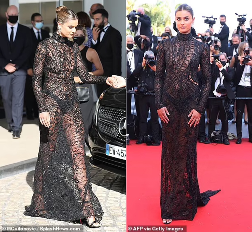 Thiên thần Victorias Secret mặc váy lộ nội y tại LHP Cannes - 3 Thiên thần Victorias Secret mặc váy lộ nội y tại LHP Cannes - 3