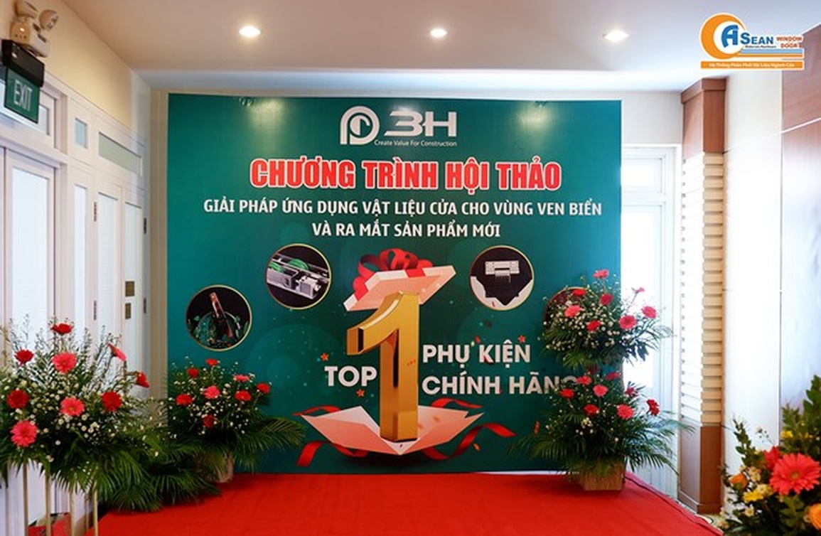 Aseanwindow cùng 3H ra mắt sản phẩm mới, có khả năng kháng muối biển - 1 Aseanwindow cùng 3H ra mắt sản phẩm mới, có khả năng kháng muối biển - 1