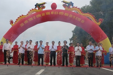 Thông tuyến quốc lộ 48D, động lực phát triển các huyện miền Tây xứ Nghệ