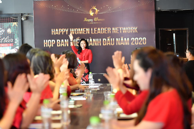 Mạng lưới Nữ lãnh đạo toàn cầu Happy Women Leader Network họp Ban điều hành đầu năm 2020