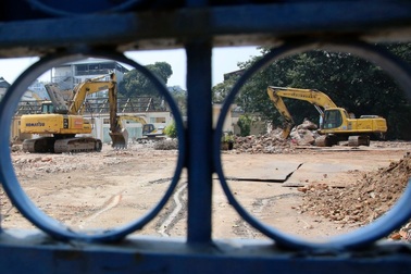 Hiện trạng nhà Pháp cổ 61 Trần Phú sau khi bị yêu cầu tạm dừng phá dỡ