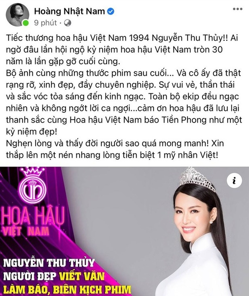 Diễn viên Mai Thu Huyền, BTV Quang Minh bàng hoàng kể kỉ niệm về Thu Thủy - 3 Diễn viên Mai Thu Huyền, BTV Quang Minh bàng hoàng kể kỉ niệm về Thu Thủy - 3