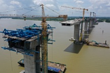 Cầu Nhơn Trạch nối TPHCM hoàn thành hợp long đầu năm 2025