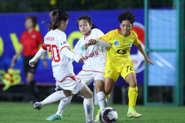 Ứng viên vô địch chia điểm ở ngày khai mạc giải bóng đá nữ quốc gia 2023
