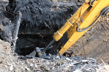 Triệt phá các lò than “thổ phỉ” trong khu vực sụt lún