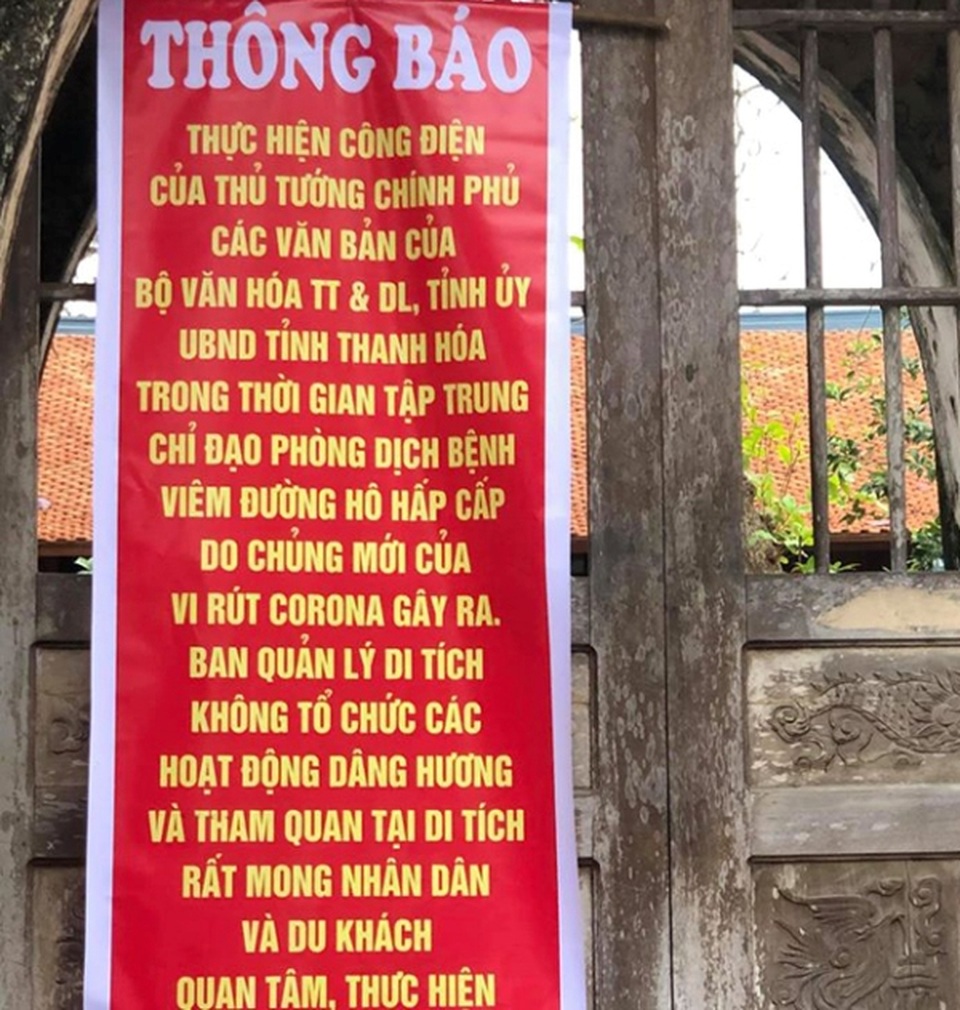Thanh Hóa: Không tổ chức lễ khai ấn, phát ấn Đền Trần - 3 Thanh Hóa: Không tổ chức lễ khai ấn, phát ấn Đền Trần - 3