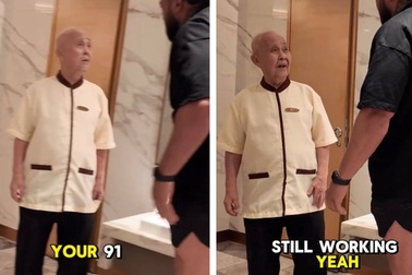 91 tuổi, cụ ông Singapore vẫn làm việc 12 tiếng mỗi ngày