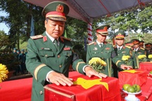 An táng 172 hài cốt liệt sỹ quân tình nguyện hy sinh ở Campuchia