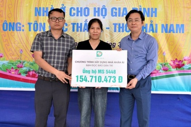 Khánh thành ngôi nhà mới từ sự chung tay của bạn đọc Dân trí