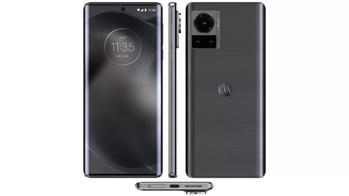 Ảnh bản dựng hoàn chỉnh Motorola Frontier bị rò rỉ (Ảnh: EVLeaks). Ảnh bản dựng hoàn chỉnh Motorola Frontier bị rò rỉ (Ảnh: EVLeaks).
