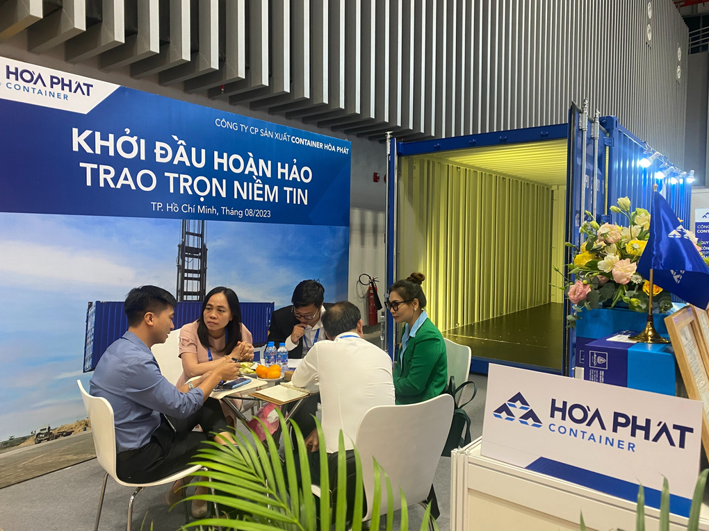 Container Hòa Phát giới thiệu sản phẩm tại Triển lãm quốc tế Logistics Việt Nam 2023 - 2 Container Hòa Phát giới thiệu sản phẩm tại Triển lãm quốc tế Logistics Việt Nam 2023 - 2