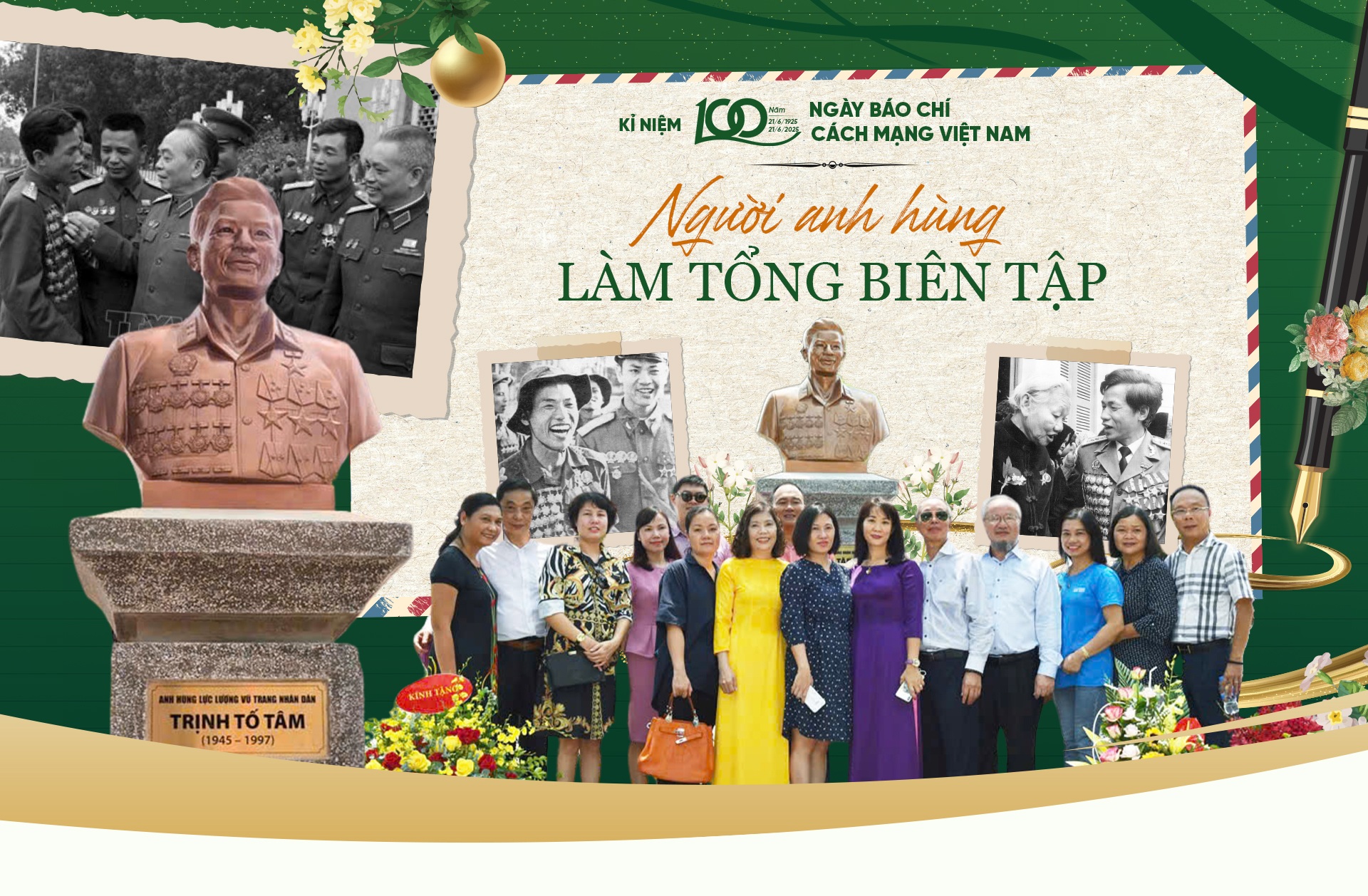 Từ "Vua mìn đèo Hải Vân" đến Tổng biên tập báo: Chuyện đời Anh hùng Trịnh Tố Tâm