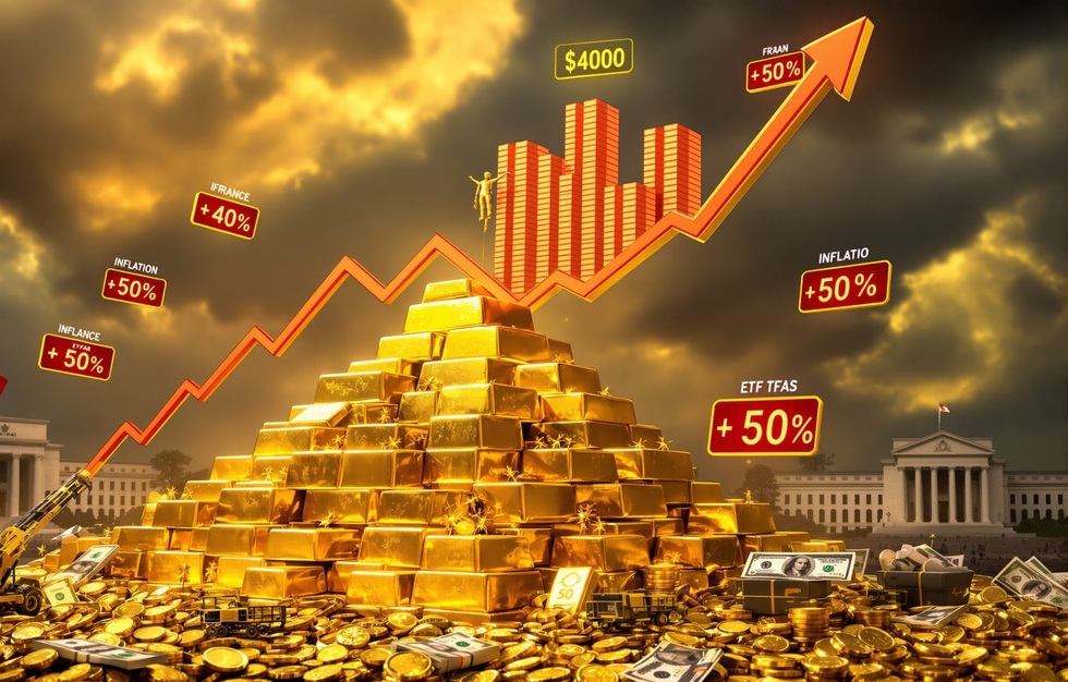 Vàng vượt đỉnh lịch sử 4.000 USD/ounce: Kẻ khóc, người cười - 1 Vàng vượt đỉnh lịch sử 4.000 USD/ounce: Kẻ khóc, người cười - 1