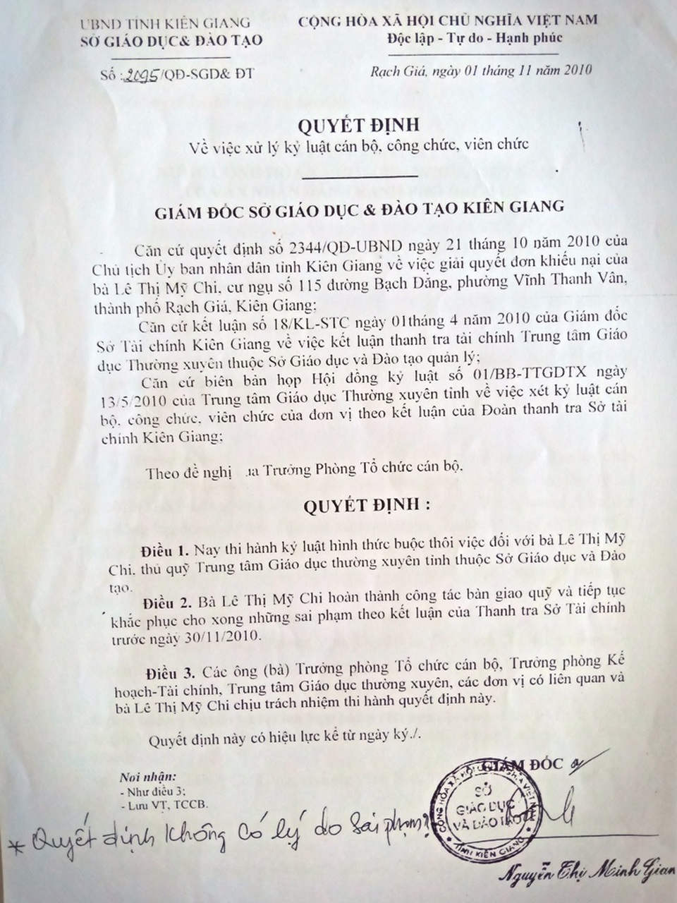 Bài 11: Cô thủ quỹ tiếp tục gửi đơn “cầu cứu” Chánh án TAND Tối cao - 5 Bài 11: Cô thủ quỹ tiếp tục gửi đơn “cầu cứu” Chánh án TAND Tối cao - 5