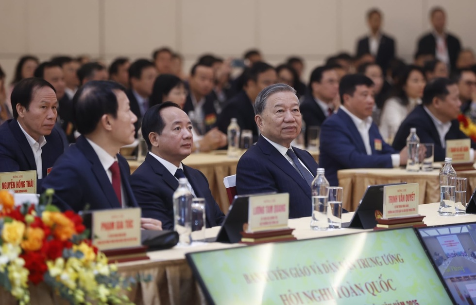 Tổng Bí thư Tô Lâm dự hội nghị toàn quốc ngành Tuyên giáo và Dân vận - 4