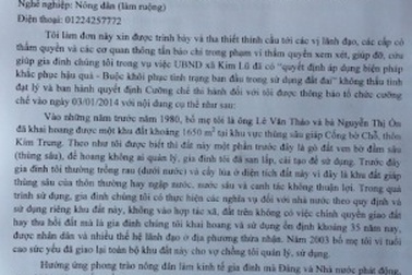 Nhận quyết định ''cưỡng chế'', chủ đất khai hoang kêu cứu