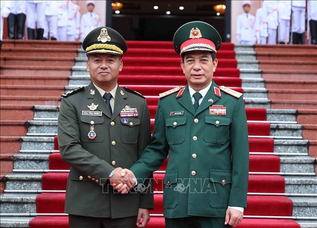 Đại tướng Phan Văn Giang tiếp đón Bộ trưởng Quốc phòng Campuchia - 1 Đại tướng Phan Văn Giang tiếp đón Bộ trưởng Quốc phòng Campuchia - 1