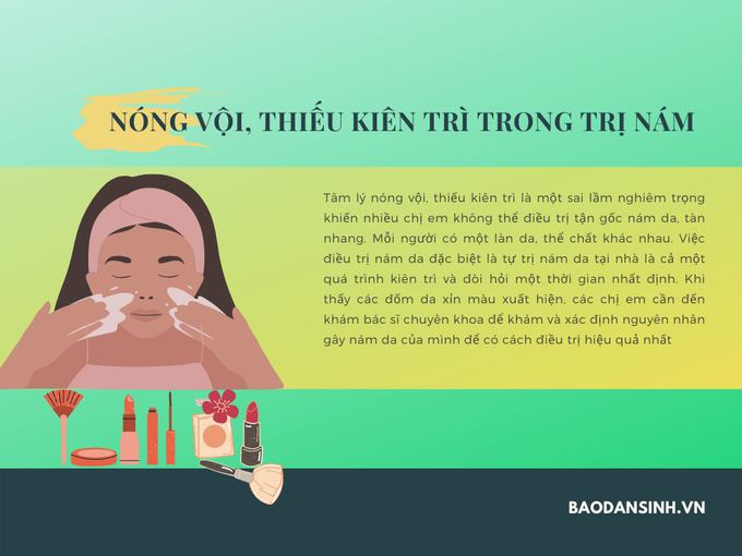 Nguyên nhân khiến bạn trị nám thất bại? - Ảnh 2.