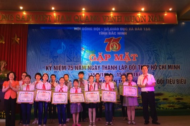 Bắc Ninh: Tuyên dương các đội viên tiêu biểu và Tổng phụ trách đội