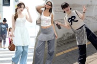 Cơn sốt mặc váy với quần dài độc đáo của giới trẻ