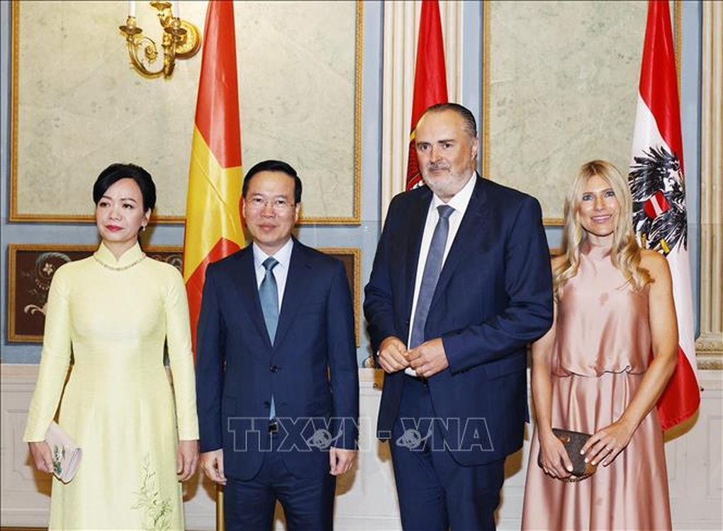 Chủ tịch nước Võ Văn Thưởng gặp Thủ hiến bang Burgenland, Áo - 1 Chủ tịch nước Võ Văn Thưởng gặp Thủ hiến bang Burgenland, Áo - 1
