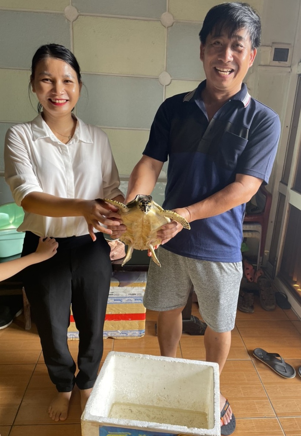 Kỹ sư điện bỏ tiền mua đồi mồi quý hiếm để thả về biển - 2 Kỹ sư điện bỏ tiền mua đồi mồi quý hiếm để thả về biển - 2