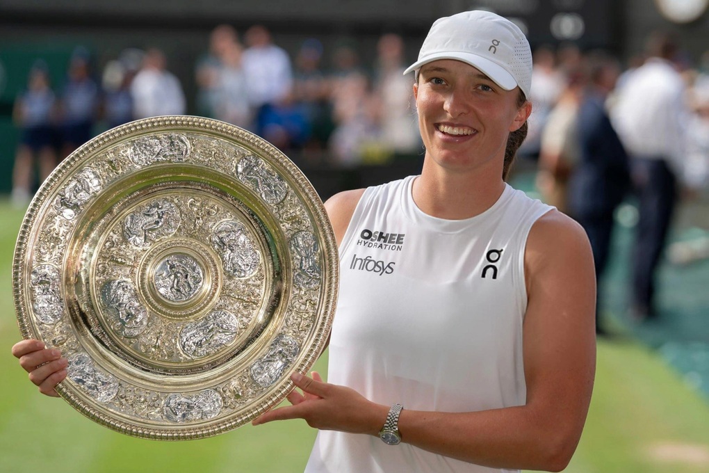 Свёнтек выигрывает финал Уимблдона - 1 Swiatek thắng tuyệt đối trong trận chung kết Wimbledon - 1