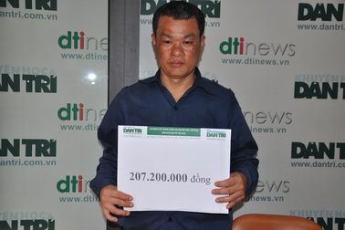 Hơn 207 triệu đồng đến với gia đình anh Điều