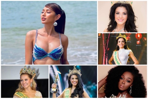 Nhan sắc của Thùy Tiên và dàn người đẹp đăng quang Hoa hậu Hòa bình