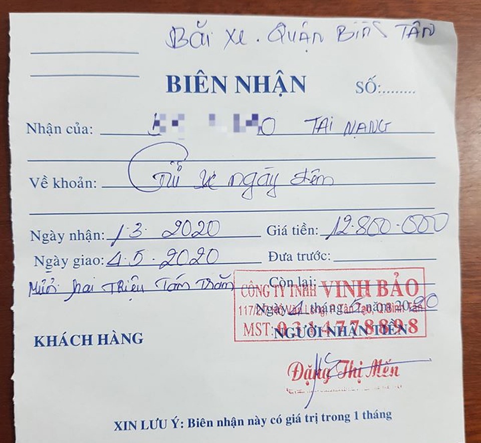 Bị tạm giữ xe oan, chủ xe tá hỏa mất gần 13 triệu tiền phí gửi xe - 3 Bị tạm giữ xe oan, chủ xe tá hỏa mất gần 13 triệu tiền phí gửi xe - 3