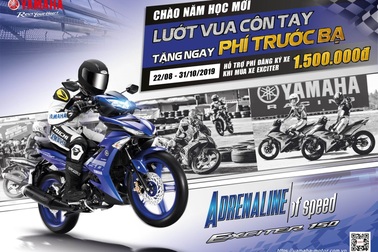 Tưng bừng đón năm học mới cùng Yamaha Exciter: Tặng ngay phí trước bạ