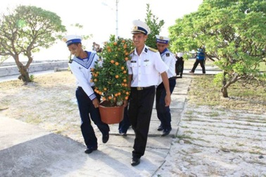 Hình ảnh Tết sớm trên đảo Trường Sa