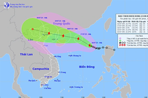 Bão số 1 hướng về vịnh Bắc Bộ