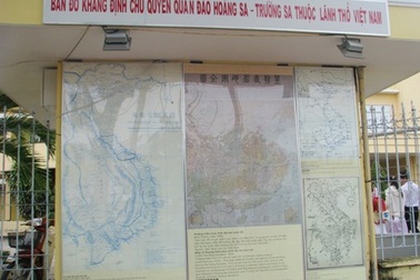 Nhiều trường treo bản đồ khẳng định chủ quyền quần đảo Hoàng Sa, Trường Sa