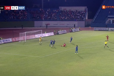 Đội tuyển Việt Nam giành chiến thắng 3-1 trước Nepal