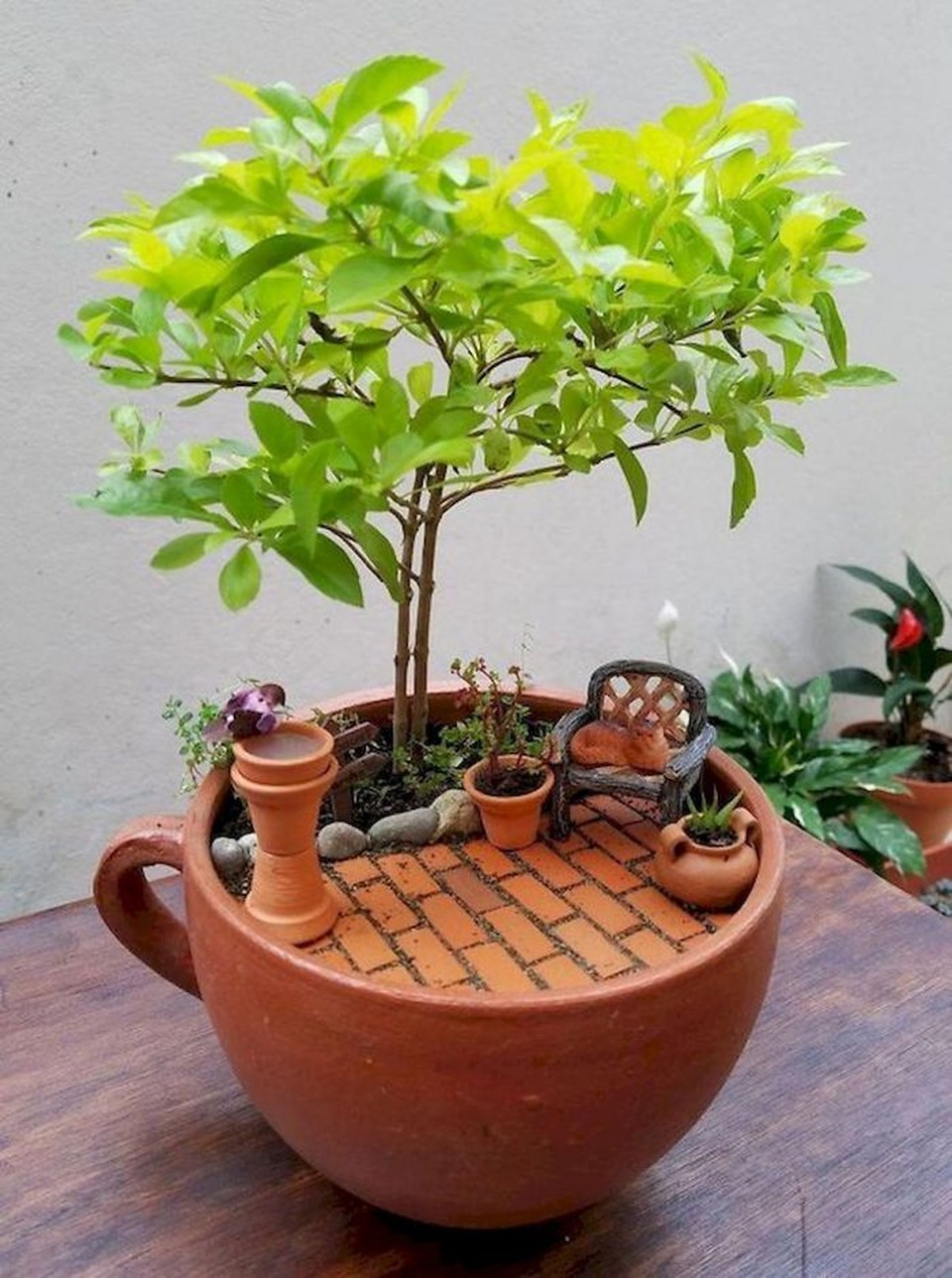 Làm đẹp không gian sống với những tiểu cảnh “nằm gọn trong lòng bàn tay” - 17 Làm đẹp không gian sống với những tiểu cảnh “nằm gọn trong lòng bàn tay” - 17