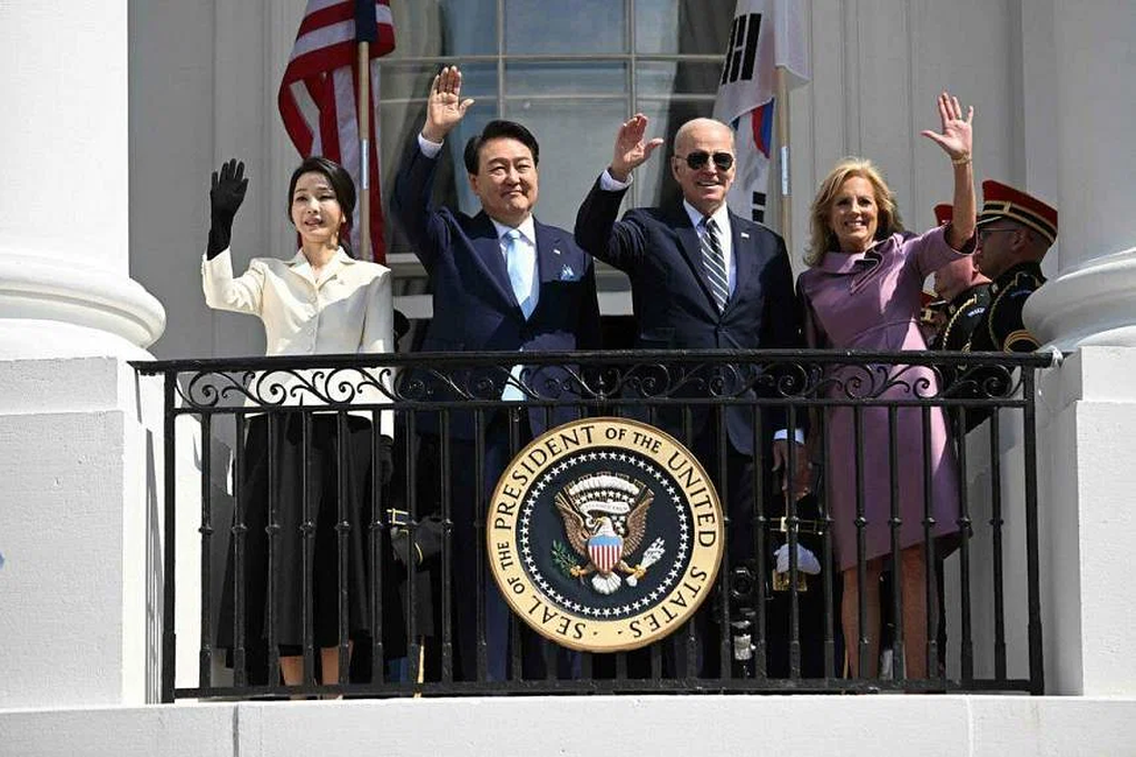 Ông Biden mở quốc yến chiêu đãi Tổng thống Hàn Quốc - 1 Ông Biden mở quốc yến chiêu đãi Tổng thống Hàn Quốc - 1