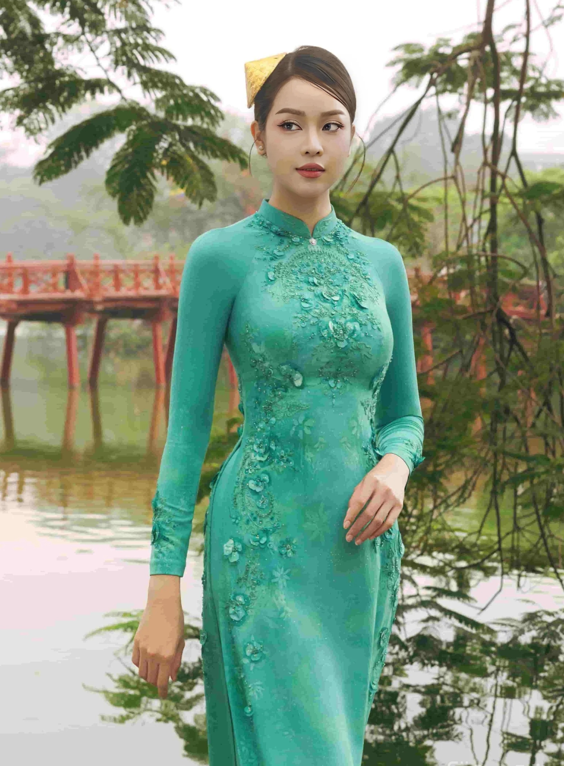 Hoa hậu Thanh Thủy khoe dáng tại loạt địa danh biểu tượng ở Hà Nội - 7 Hoa hậu Thanh Thủy khoe dáng tại loạt địa danh biểu tượng ở Hà Nội - 7