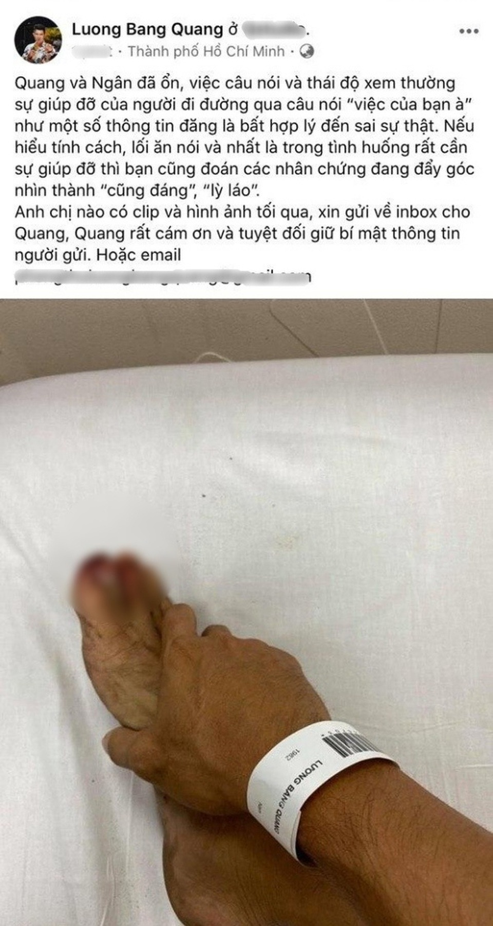 Ngân 98, Lương Bằng Quang nói gì trước thông tin bị đánh giữa phố? - 3 Ngân 98, Lương Bằng Quang nói gì trước thông tin bị đánh giữa phố? - 3