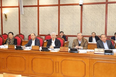 Tổng Bí thư Nguyễn Phú Trọng chủ trì họp Bộ Chính trị quyết định một số nhân sự