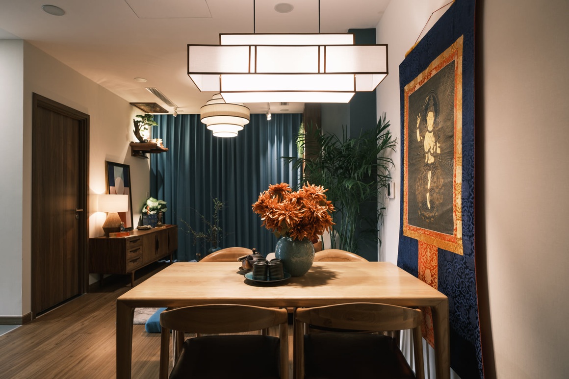 Ngắm căn hộ 60 m2 rộng và đẹp khó chê với nội thất có tông màu xanh lạ - 17 Ngắm căn hộ 60 m2 rộng và đẹp khó chê với nội thất có tông màu xanh lạ - 17