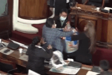 Nghị sĩ Bolivia ẩu đả dữ dội giữa kỳ họp quốc hội