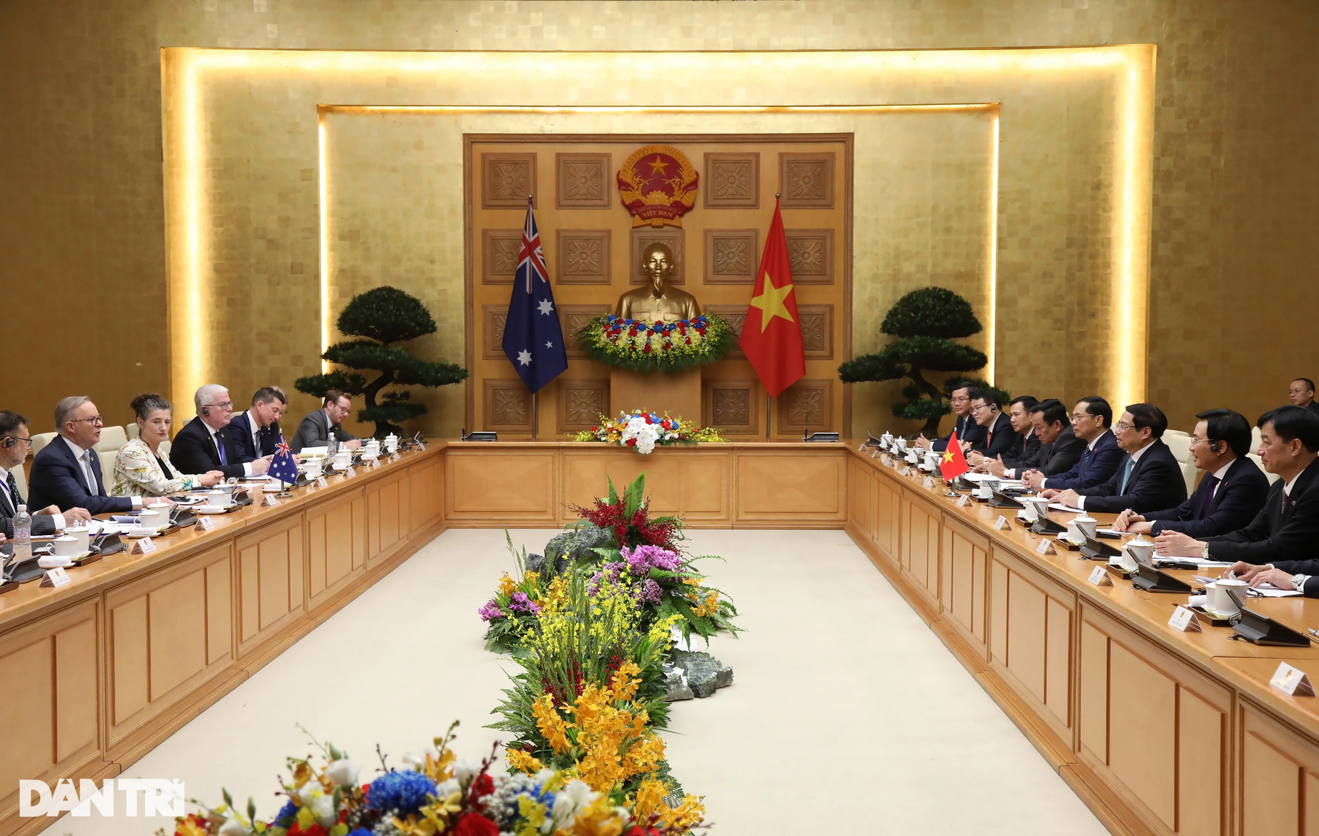 Thủ tướng Phạm Minh Chính chủ trì lễ đón Thủ tướng Australia thăm Việt Nam - 12 Thủ tướng Phạm Minh Chính chủ trì lễ đón Thủ tướng Australia thăm Việt Nam - 12