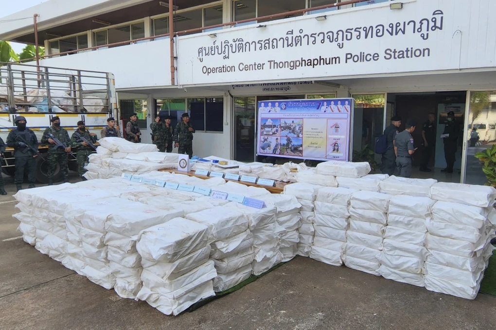 Thái Lan thu giữ kỷ lục 50 triệu viên ma túy đá gần biên giới Myanmar - 1 Thái Lan thu giữ kỷ lục 50 triệu viên ma túy đá gần biên giới Myanmar - 1