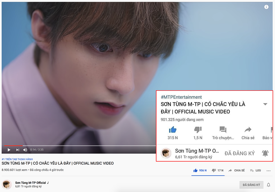 MV mới của Sơn Tùng M-TP lọt top 1 trending, bất chấp việc khen chê - 6 MV mới của Sơn Tùng M-TP lọt top 1 trending, bất chấp việc khen chê - 6